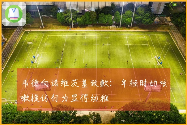 韦德向诺维茨基致歉：年轻时的咳嗽模仿行为显得幼稚